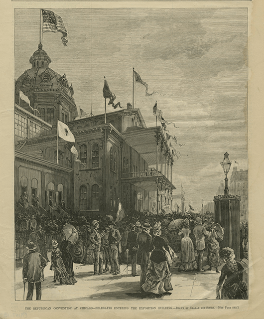 1884 Republican National Convention in Chicago (Source: Cornell University Library/Flickr)