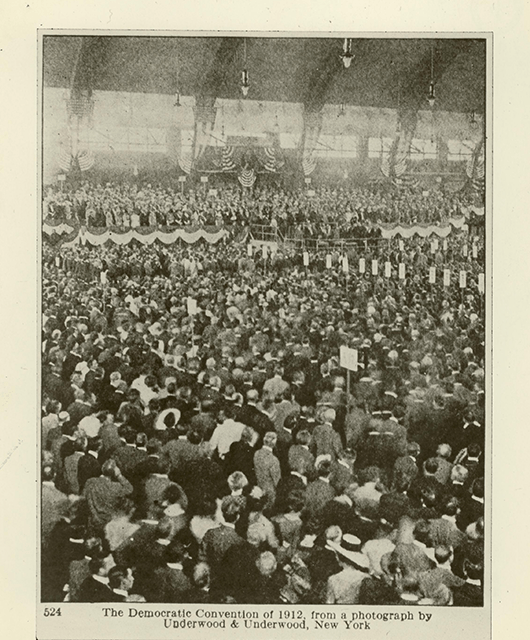 1912 Democratic National Convention in Baltimore (Source: Woodrow Wilson Presidential Library Archives/Flickr)
