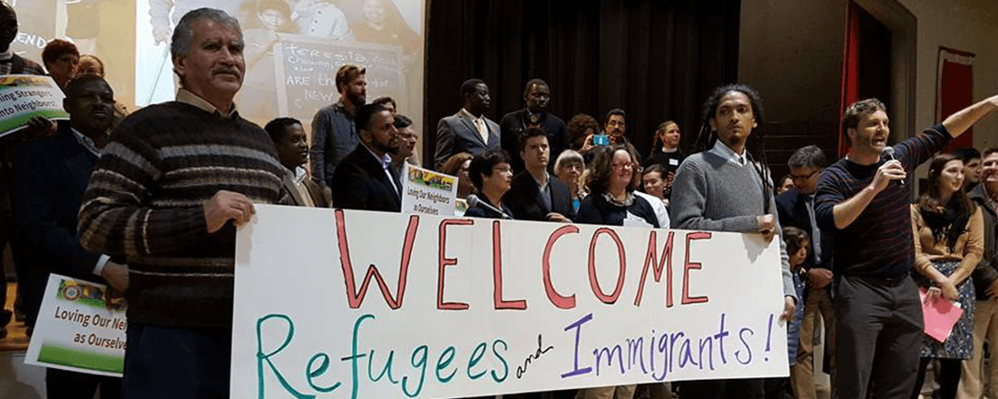 Welcoming Refugees and Immigrants (Source: Source: American Friends Service Committee of the Carolinas/Facebook)
