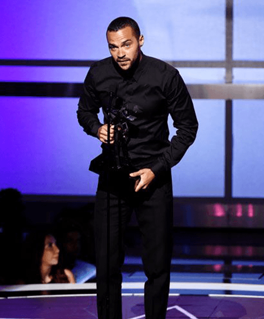 Jesse Williams at the 2016 BET Awards (Source: Kevin Winter/Refinery29)