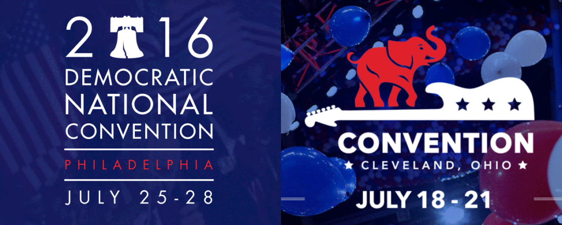 The 2016 National Conventions (Source: Various)