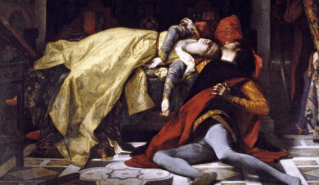 "The Death of Francesca da Rimini and Paolo Malatesta" by Alexander Cabanel (Source: Wikimedia Commons)