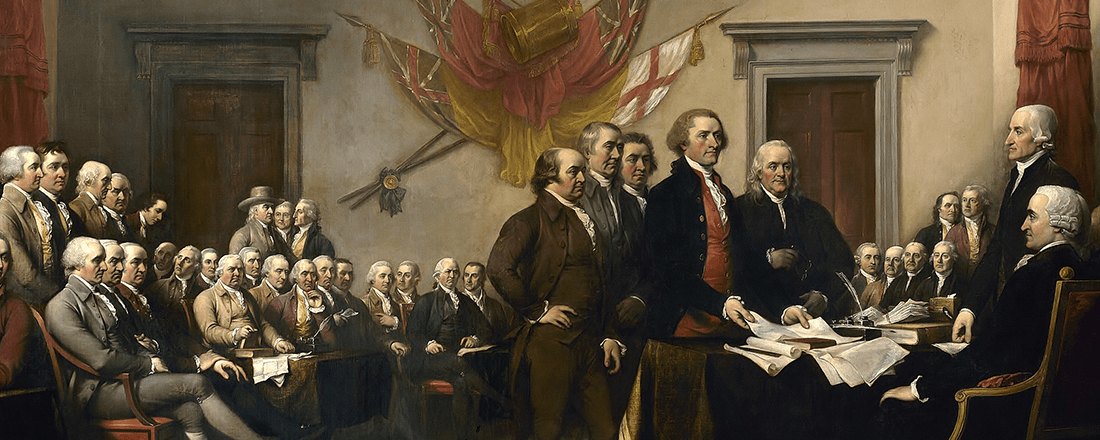 John Trumbull's "The Declaration of Independence" (Source: Wikimedia Commons)