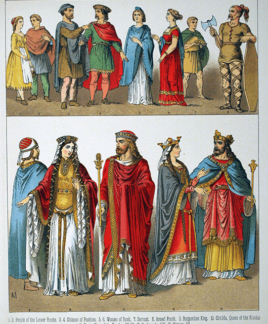 19th-century depiction of the 5th-to-8th-century Franks (Source: Wikimedia Commons)