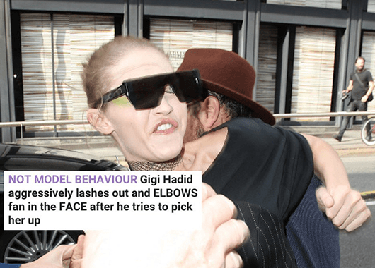 Gigi Hadid Attacked by Vitalii Sediuk (Source: Junkee)