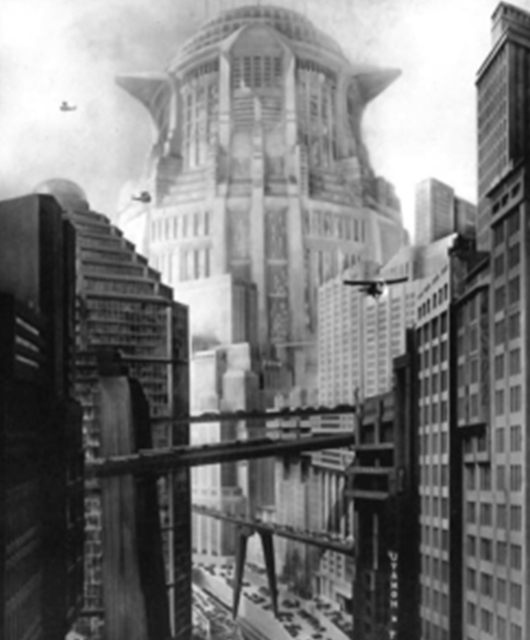 Fritz Lang's "Metropolis (Source: Wikimedia Commons)
