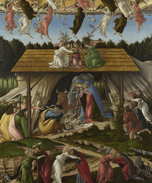Botticelli's "Mystic Nativity" (Source: Wikimedia Commons)