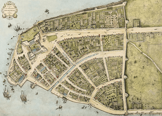Colonial Map of New York, then called New Amsterdam (Source: Free Amsterdam)