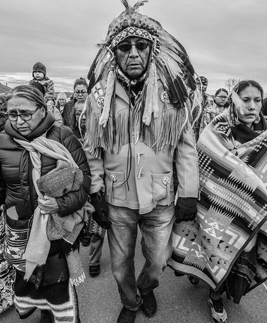 Tribal Leaders (Source: Oceti Sakowin Camp/Facebook)
