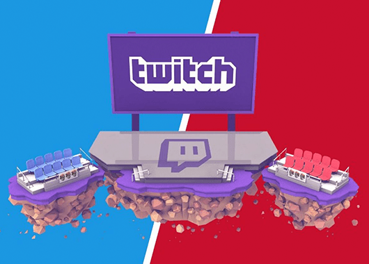 Social video platform Twitch's national convention coverage graphic (Source: Twitch/The Verve)