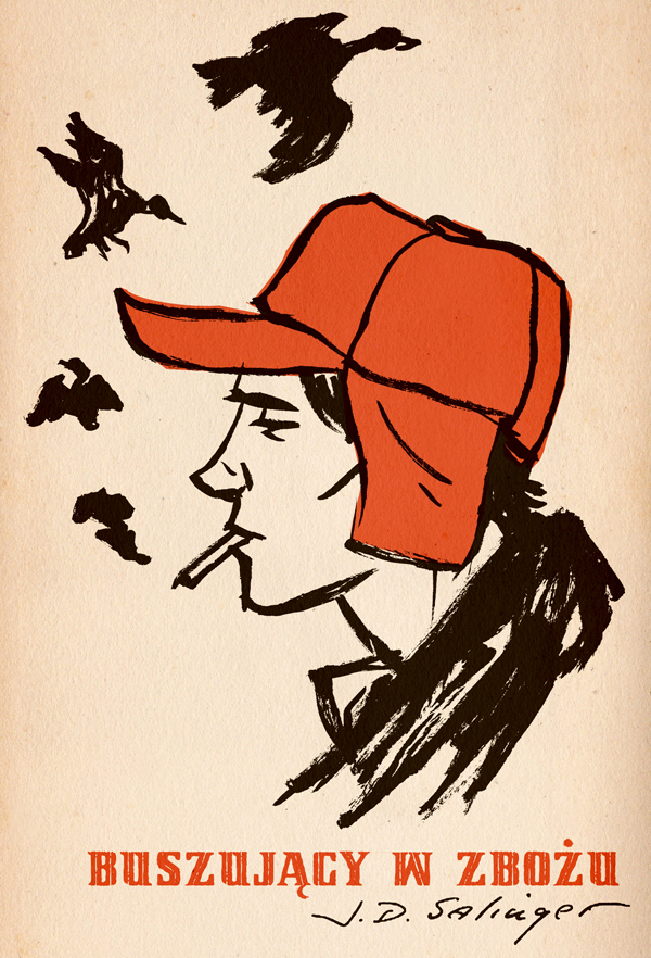 M. S. Corley, "Catcher in the Rye" (entry for the 50 Watts' Polish Book Cover Contest) (Source: Will/Flickr)