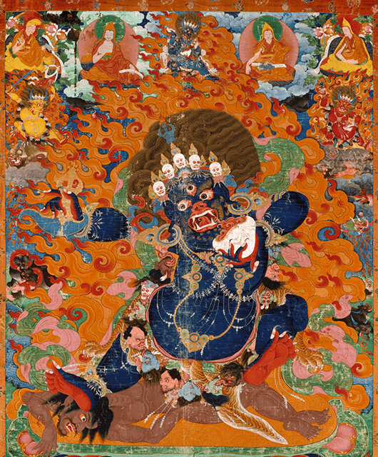 "Yamantaka, Destroyer of the God of Death," early 18th-century (Source: The Metropolitan Museum of Art)
