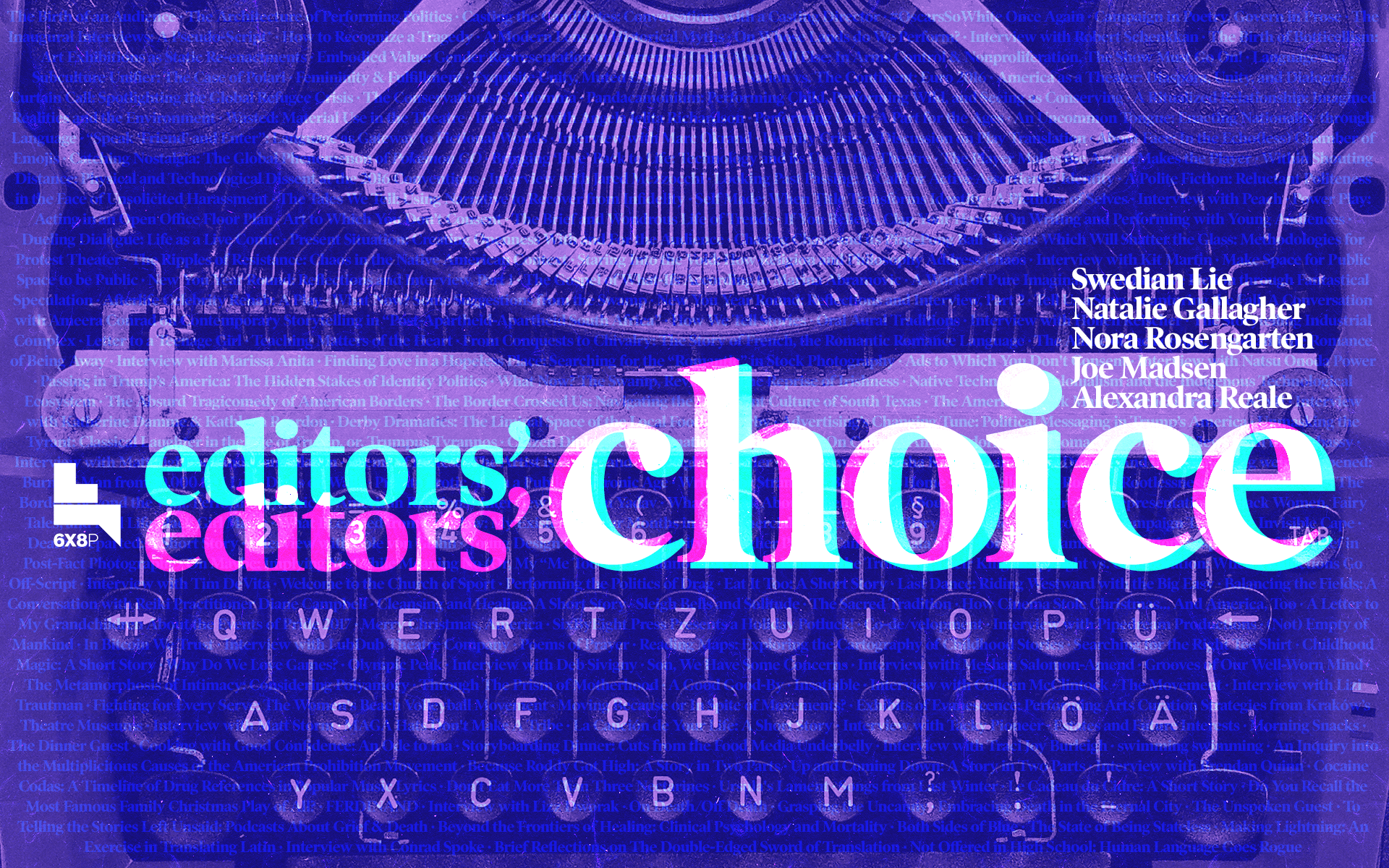 Issue.32: Editors' Choice