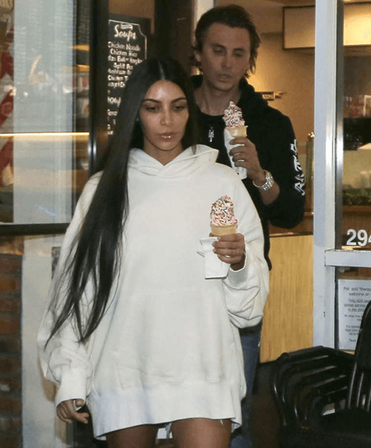 Kim Kardashian following armed robbery episode (Source: The Cut)